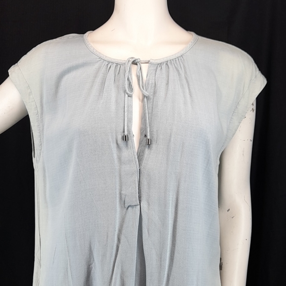 Splendid Indigo Midi Loose Fitted Crosshatch Dress - Picture 6 of 12